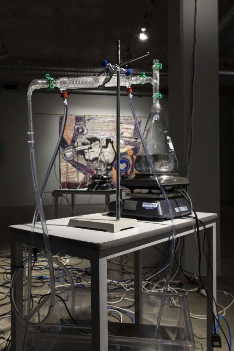 Uri Auerbach 'The Western Lands' Wall: Mumu Mike Williams and Sammy Dodd 'Postbag Painting'