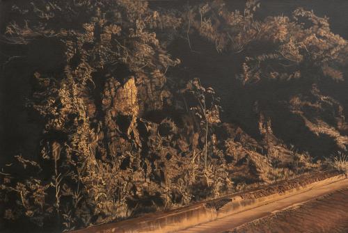 On the Ground 100x150cm